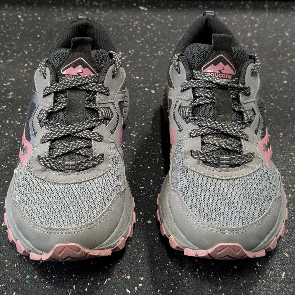 Saucony Excursion TR16 Trail Hiking Shoes - Women's Size 6 Grey Pink - Picture 3 of 9